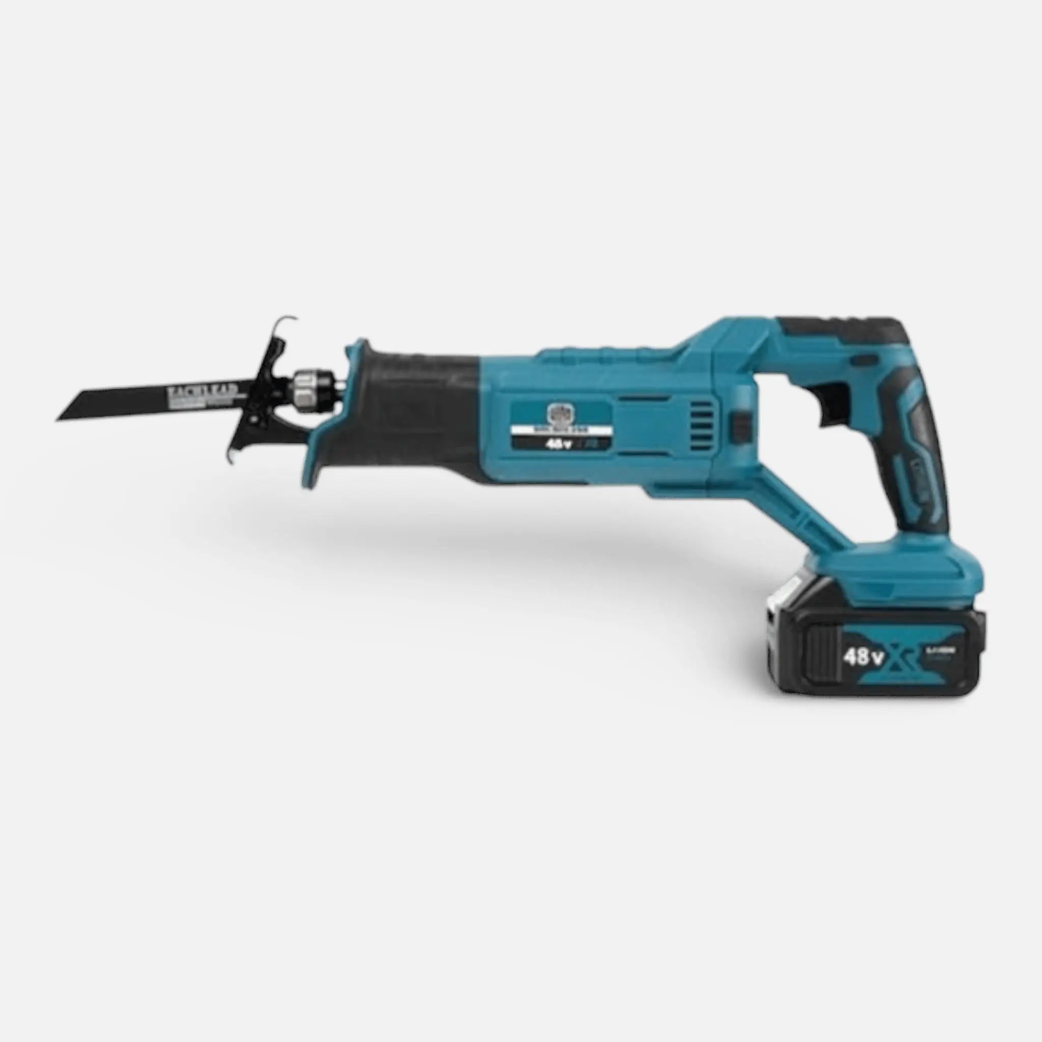 Fierastrau electric tip sabie 48V, 2 acumulatori 48V 8000 mAh, 3000 RPM, 4 lame, valiza