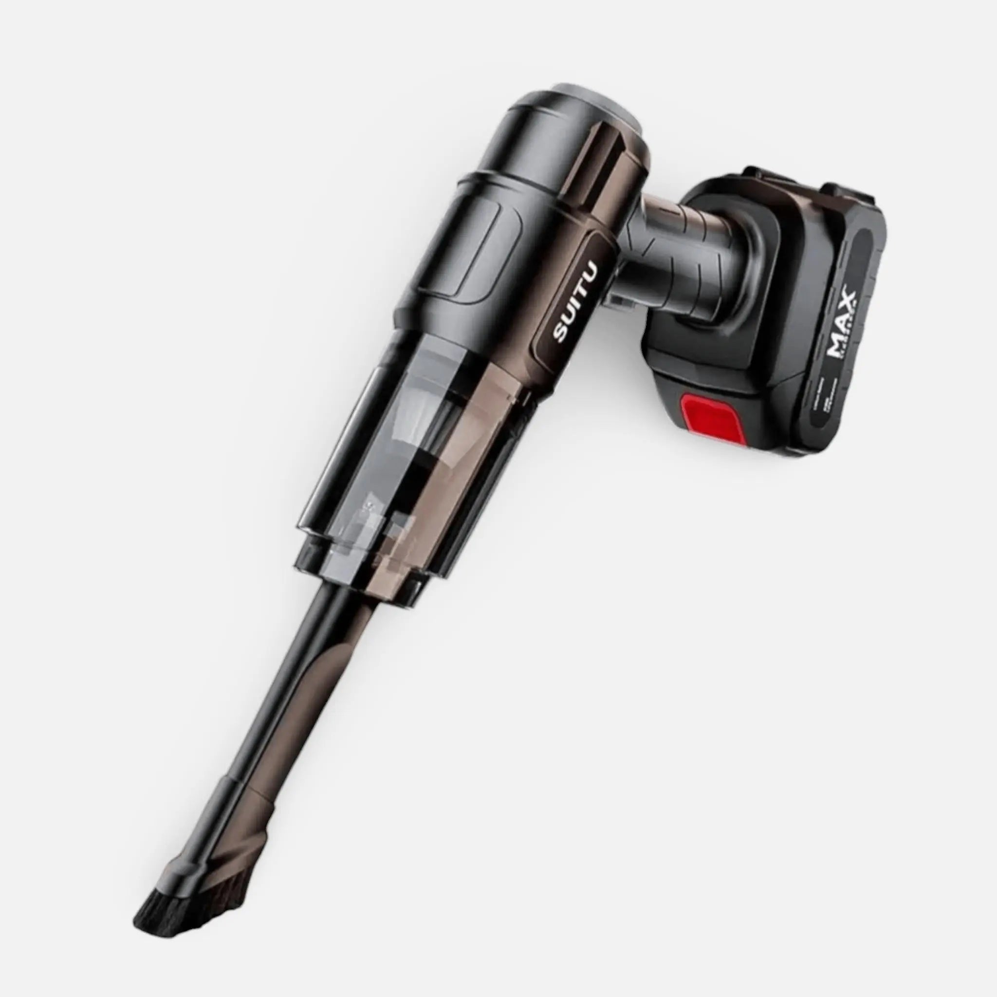 Aspirator si suflanta portabila 4 in 1, 2 acumulatori 48V 8mAh, 9000 mAh, 6 duze incluse