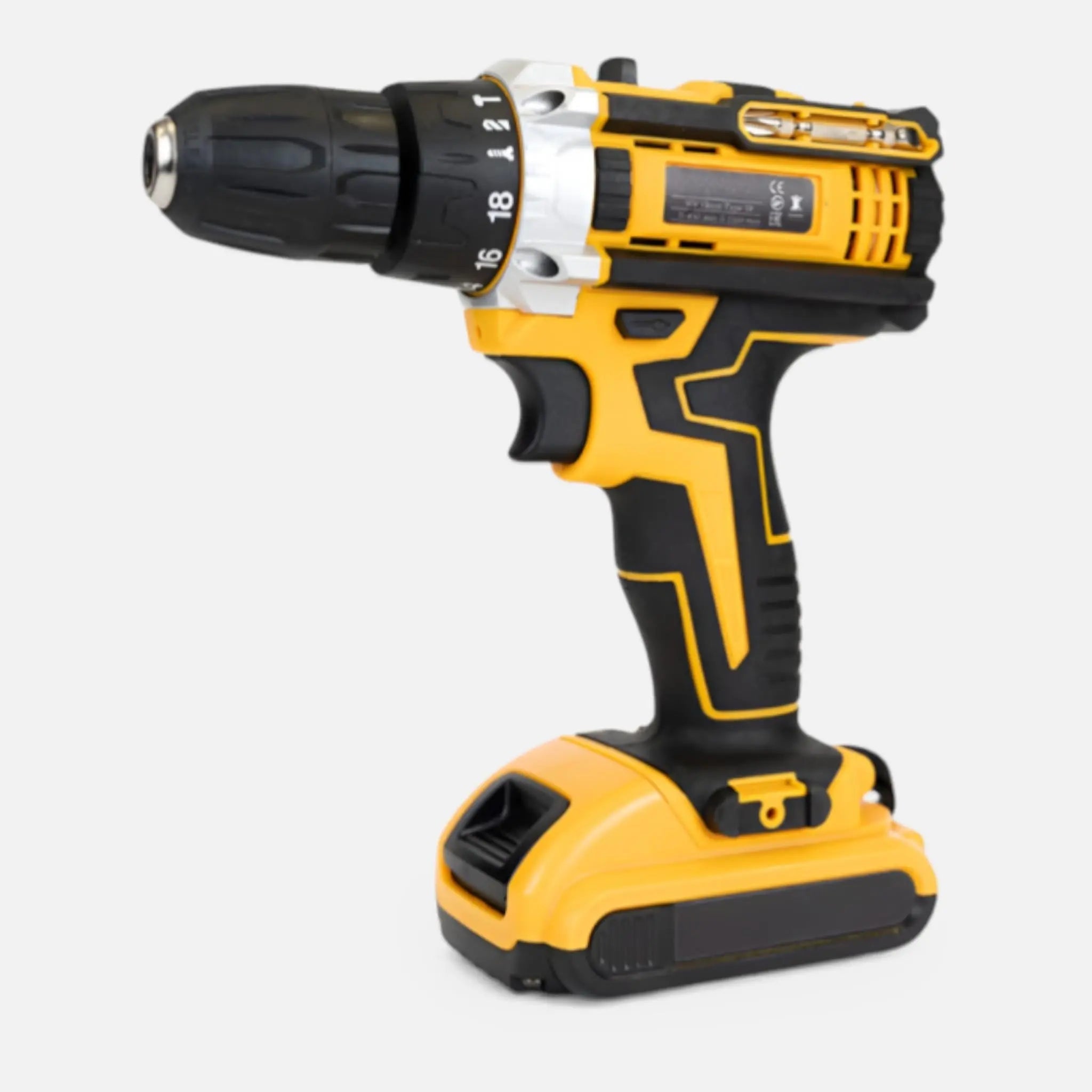 Bormasina de gaurit si insurubat 500W, 2 acumulatori 48V 8.0Ah, 30 accesorii