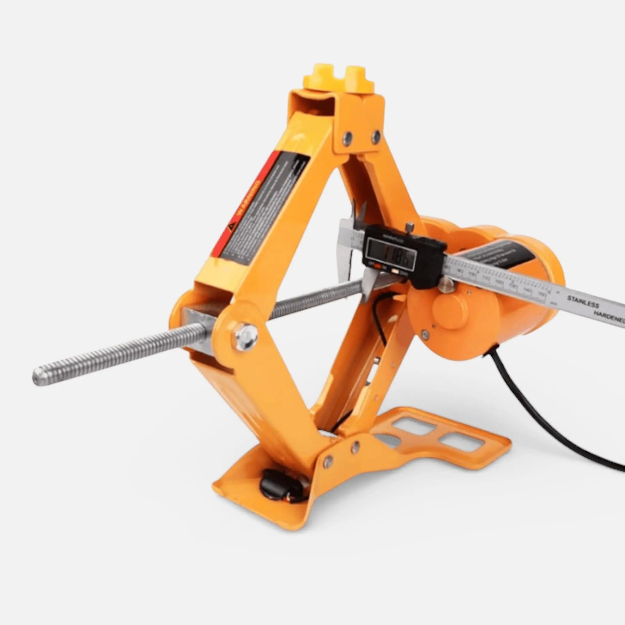 Cric auto electric tip foarfeca 12V, sarcina maxima 3 tone, portabil, cu telecomanda, trusa completa