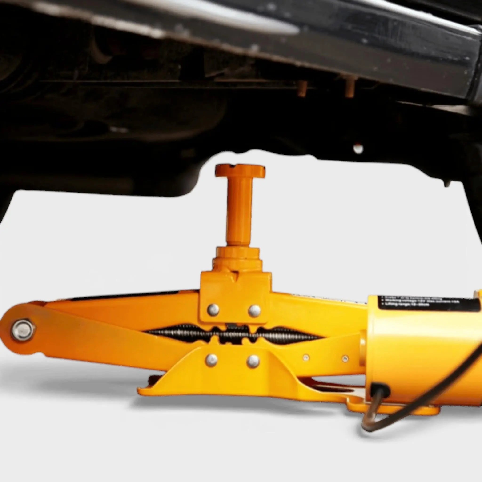 Cric auto electric tip foarfeca 12V, sarcina maxima 3 tone, portabil, cu telecomanda, trusa completa