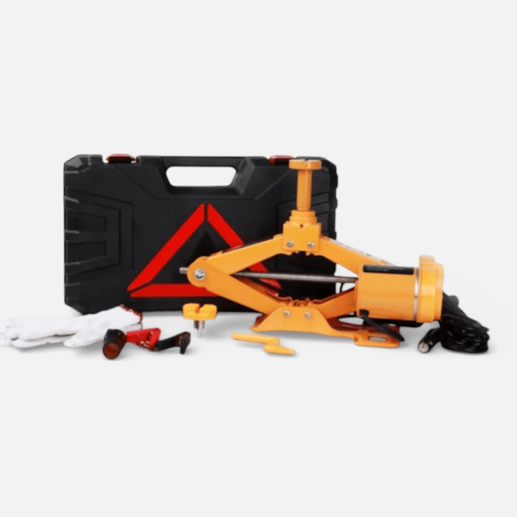 Cric auto electric tip foarfeca 12V, sarcina maxima 3 tone, portabil, cu telecomanda, trusa completa