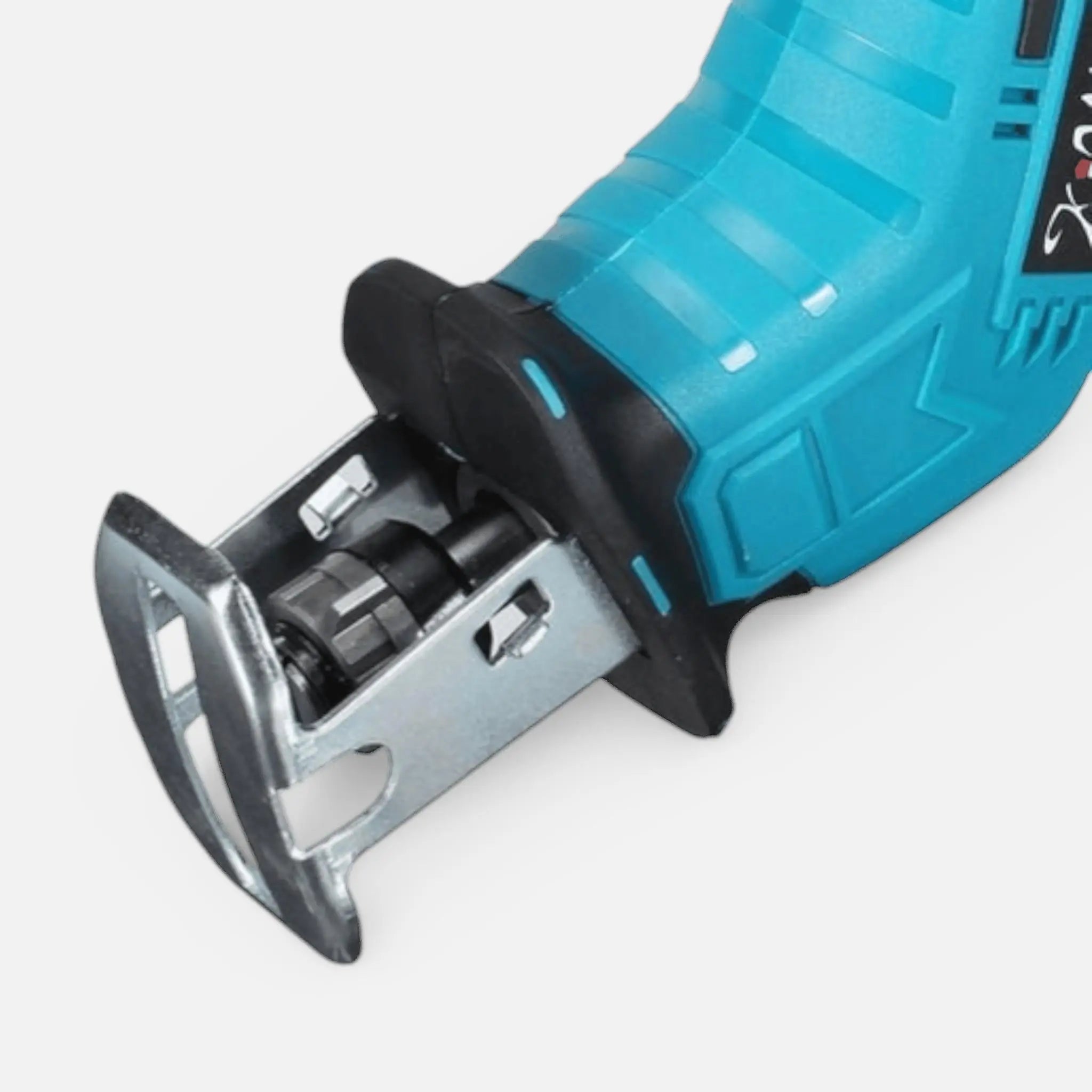 Mini fierastrau electric tip sabie, 2 acumulatori 48V 8000 mAh, 4 panze, valiza