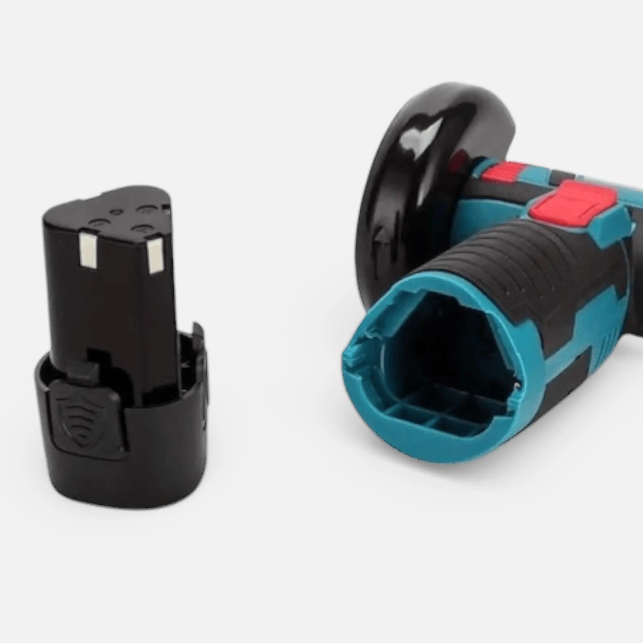 Mini polizor unghiular 750W, 48V 8.0Ah, 19500 rpm, 6 discuri incluse, soft start, Verde/Negru