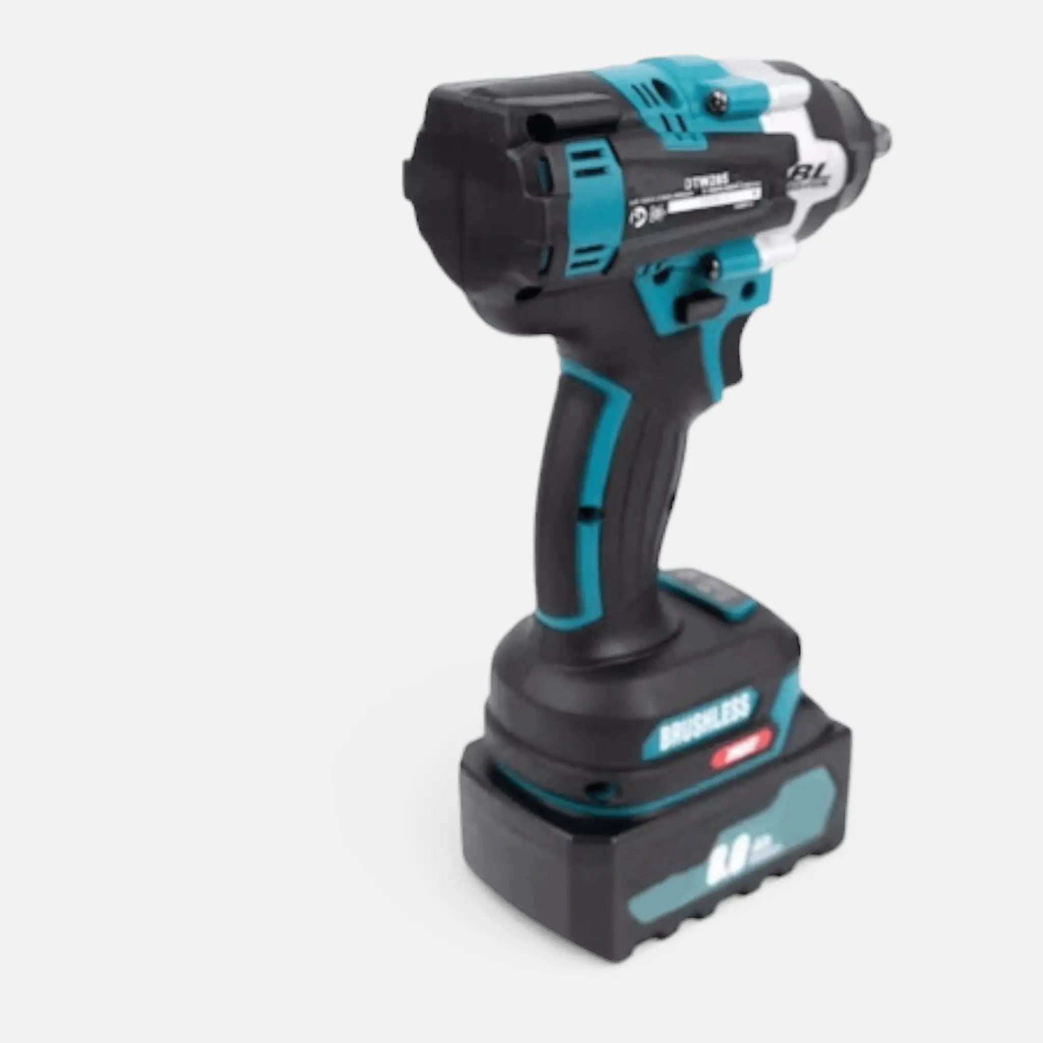 Masina de impact si insurubat, 2 acumulatori 48V 8.0Ah, 850Nm, 3500RPM, brushless, Albastru