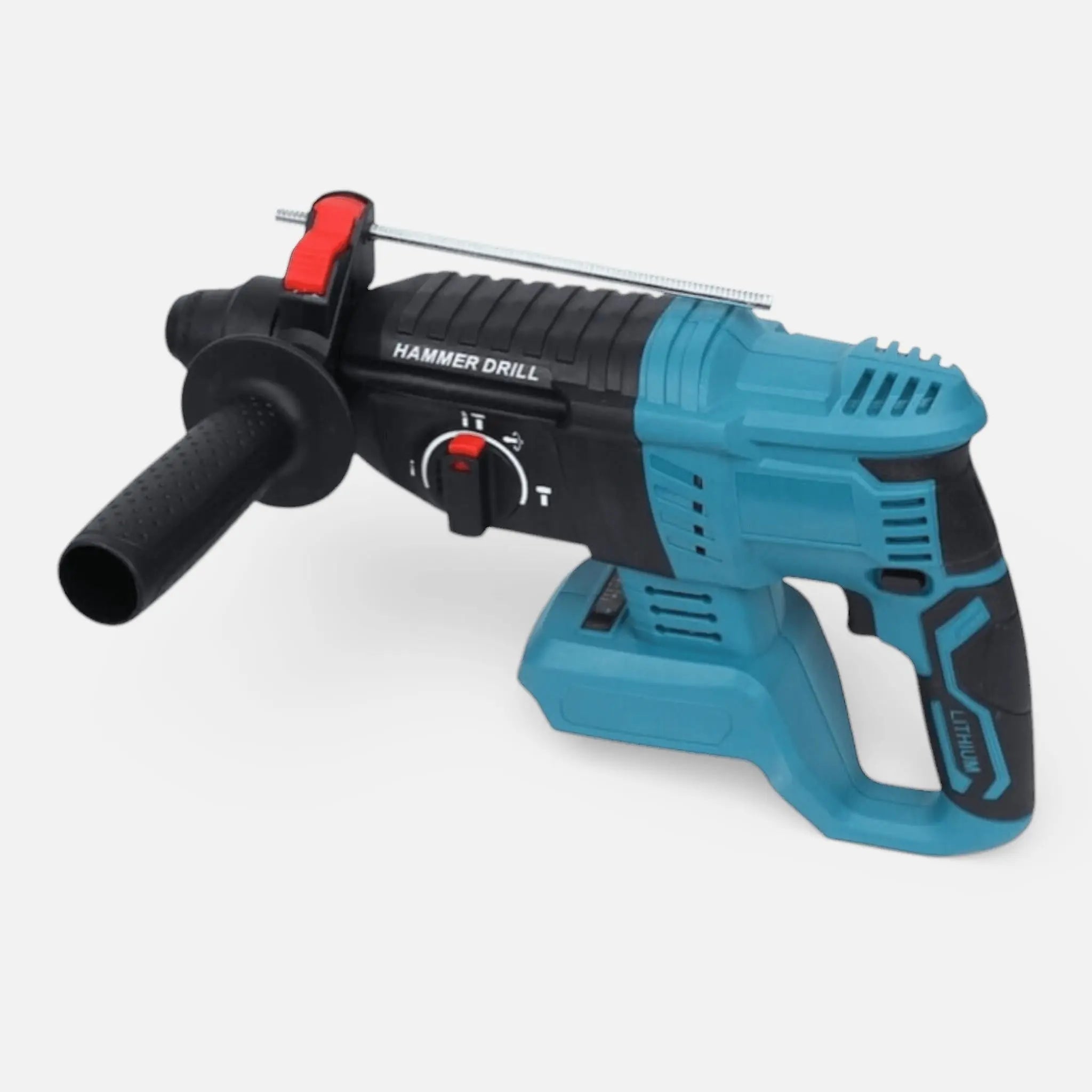 Ciocan rotopercutor 1500W, 3.2J, 1000rpm, 2 acumulatori 48V 8.0 Ah, 3 moduri, brushless, albastru