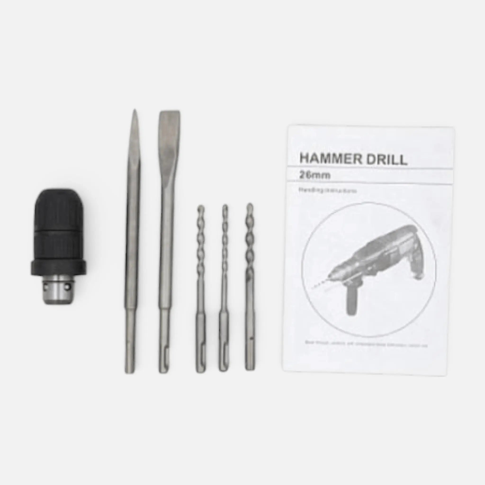 Ciocan rotopercutor 3000W, 3J, 30mm, 1200 RPM, mandrina rezerva, 5 accesorii, valiza